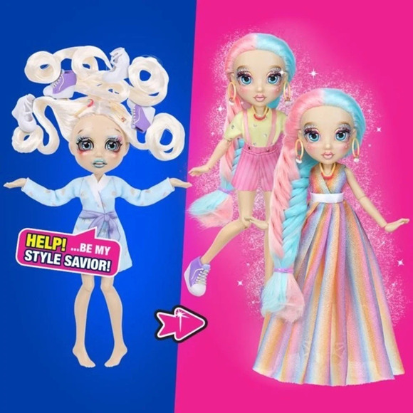 Fail fix Epic Color n style Makeover Doll Rainbow style savior - Picture 2 of 5